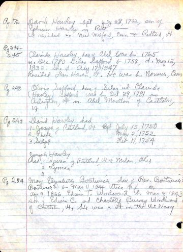 HAWLEY marriages (Rutland) 1